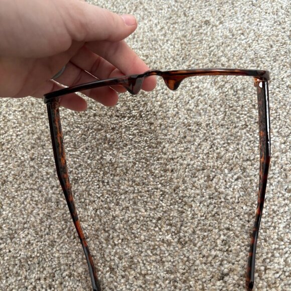 Animal Print Plastic Y2K Square Sunglasses Brown - Picture 8 of 9